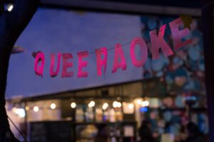 Queeraoke sign