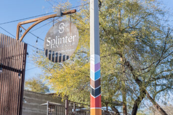 Splinter Sign and Rainbow Pole